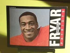 1985 Topps Football #325 Irving Fryar RC New England Patriots Rookie - Foto 1 di 2