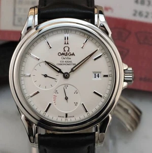 OMEGA De Ville Coaxial Power Reserve 4832.3132 Silver Automatic Watch w Papers - Picture 1 of 8
