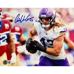 Andrew Van Ginkel handsigniertes Minnesota Vikings 8x10 Foto Beckett - Bild 1 von 2