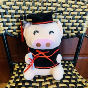 McDull Graduation Plush Anime Doll Cartoon Toy Fluffy Stuffed Birthday Gift - Picture 1 of 10