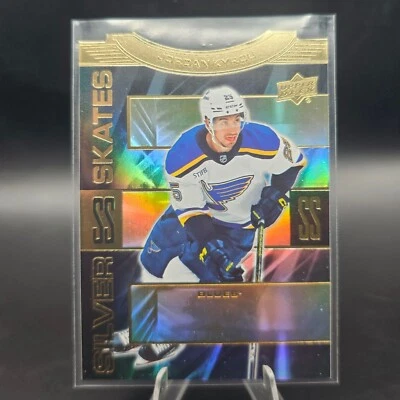 2023-24 Upper Deck Extended Series Gold & Silver Skates #SS-29 Jordan Kyrou - Image 1 of 4