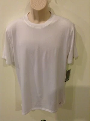 MENS NORDIC TRACK NT DRI WHITE SHORT SLEEVE POLYESTER SHIRT SIZE SMALL - Image 1 of 4