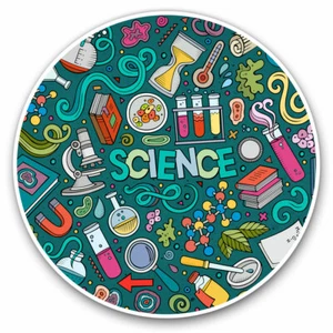 2 x Vinyl Stickers 20cm - Science Biology Chemistry Physics Uni Cool Gift #8169 - Afbeelding 1 van 9