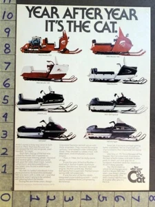 1974 ARCTIC CAT SNOWMOBILE PANTHER SPECIAL TIGRE PUMA MACHINE SPORT AD FC8068 - Picture 1 of 1