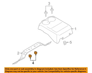 FORD OEM Front Center Console-Bracket Nut W705093S424 - Picture 1 of 2