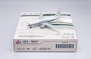C-40A US NAVY CLIPPER SUNSEEKERS REG: 165832 W/ANTENNA - JC WINGS JC40076 1/400 - Picture 1 of 10