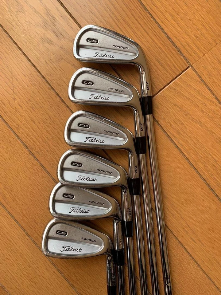 Titleist CB 710 FORGED 6pcs 5-Pw Iron Set Dynamic Gold S200 Flex Stiff - Image 1 of 4