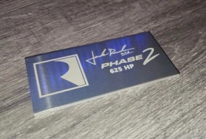 CUSTOM Engraved Plaque Emblem Badge Interior / Engine Ford, Dodge, and Chevy - Picture 1 of 2