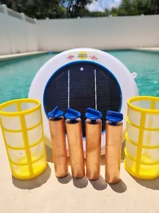 Solar Pool Ionizer LED Upgrade - Four 16 oz Copper Anode - 3 Basket - Repl Seal - Picture 1 of 12