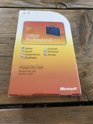 Microsoft Office Professional 2010 PKC , Englisch, Vollversion mit MwSt-Rechnung - Bild 1 von 4