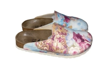 Birki's Birkenstock Cuero Floral Ángel Cielo Hada Zueco Mulas Zapatos Talla EU 37 Foto 1 de 4