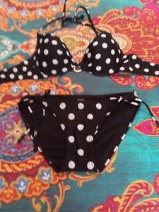 Smart & Sexy Polka Dot Bikini M/M - Picture 1 of 6