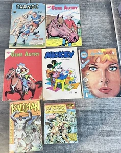 Chanoc, Gene Autry, Kaliman, Mickey, Mexican comic spanish, Color, lot of 7 - Picture 1 of 6