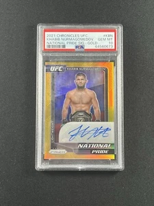 Chronicles UFC National Pride Auto Gold 2021 Khabib Nurmagomedov 4/10 PSA 10 - Imagen 1 de 2