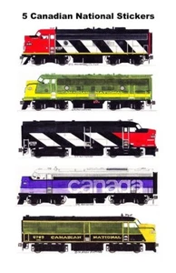 5 pegatinas individuales Andy Fletcher unidades de cabina nacional canadiense - Imagen 1 de 1