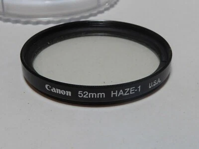 genuine original Canon 52mm haze 1 UV filter safety protective  - Image 1 of 2