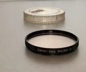 Vintage Canon 55mm Skylight 1A Filter - Picture 1 of 1