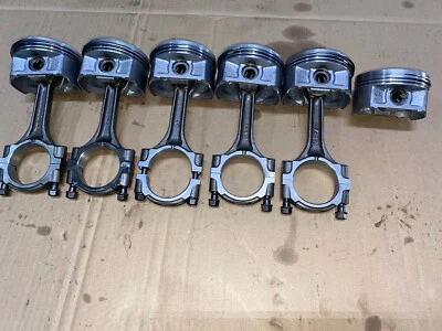 03-09 Subaru Legacy Outback Tribeca EZ30DE 3,0 L 6 tazas pistones y bielas Foto 1 de 4