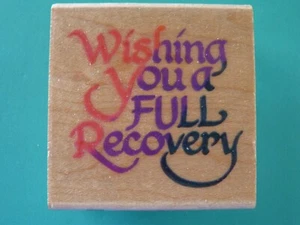 Deseándote una recuperación completa - Sello de goma Sentiment STAMPENDOUS - Imagen 1 de 2
