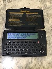 Franklin Electronic Holy Bible NIV-450 with New batteries, works great, FreeShip