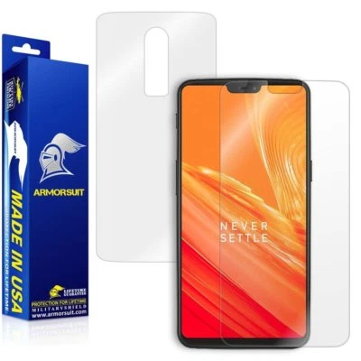 ArmorSuit MilitaryShield OnePlus 6 Screen Protector + Full Body Skin Made in USA - Image 1 of 4