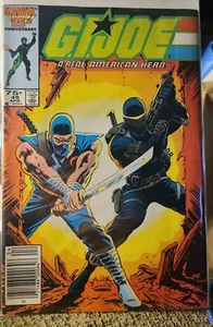 G.I. JOE, A Real American Hero #46 Storm Shadow/Snake Eyes cover-Comic Newsstand - Picture 1 of 1