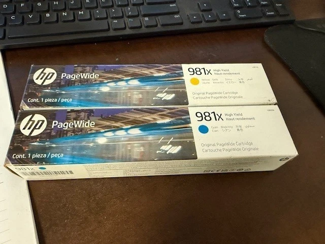 GENUINO HP 981X LOR09A LOR11A PageWide 556 586. CAJA SELLO NUEVA EXP 2027 Foto 1 de 1