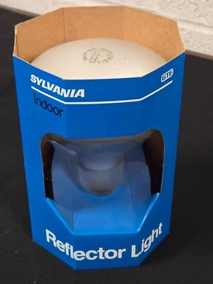 NOS Sylvania GTE 150W FLOOD White Indoor Reflector Light Flood Lamps 125V 130V