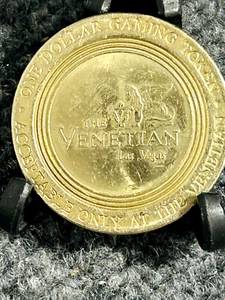 The Venetian Hotel & Casino $1 Gaming Token Vintage Las Vegas, Nevada - Picture 1 of 2
