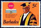 BARBADOS - 1973 - Uniwersytet Indii Zachodnich - Kanclerz Sir Hugh Wooding--Sc. #388
