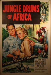 Original Lithograph Poster of The Jungle Drums Of Africa - Picture 1 of 1
