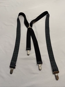 Pelican EE. UU. Vintage Negro Azul Verde Y Espalda Tirantes Clips a Presión - Imagen 1 de 7