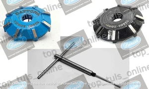 CARBIDE TIPPED VALVE SEAT CUTTER 33 mm 32 deg 34 mm 60 deg Guide Stem 6.0 mm - Picture 1 of 5