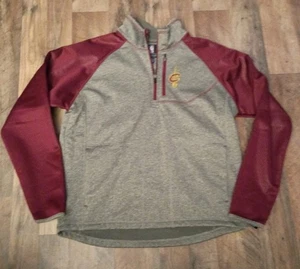Cleveland Cavaliers By Carl Banks Jacket 1/4 Zip Pocket Large 16/18 GIII Sports - Picture 1 of 8
