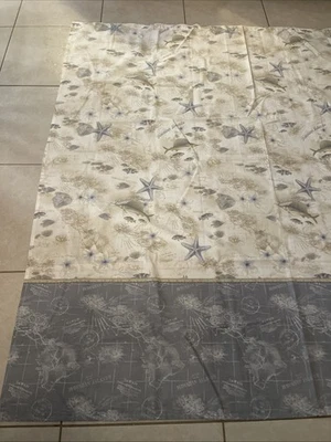 Tommy Bahama Shower Curtain Cotton Bathroom “Hawaiian Islands” 72x72 FREE SHIP - Image 1 of 4