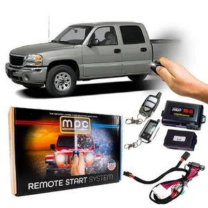 Kit avviamento remoto LCD Plug & Play 2 vie con cablaggio a T per GMC Sierra 150 2003-2006 - Foto 1 di 4