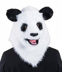 Máscara de disfraz de panda de felpa de lujo - Imagen 1 de 1