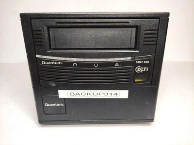 WORKING QUANTUM TR-S34BX-EY SDLT 600 SERIES EXTERNAL TAPE DRIVE SUPER DLTTAPE - Image 1 of 4