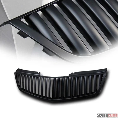 Black Luxury Vertical Upper Front Grille Replacement For 06-10 11 Cadillac DTS Foto 1 de 3