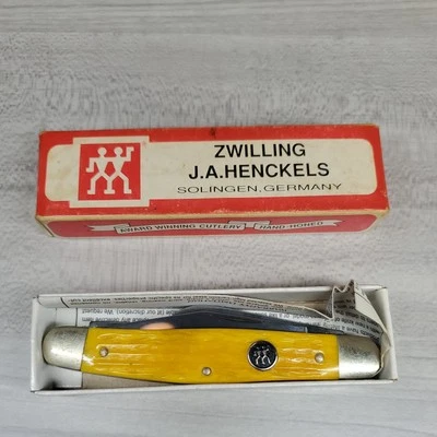 ZWILLING J.H. HENCKELS 3 BLADE STOCKMAN SOLINGEN KNIFE HK-0003-YP - Image 1 of 4