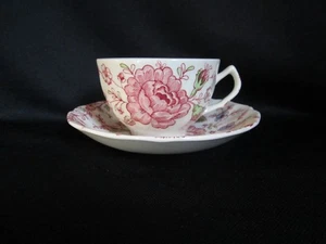 Johnson Brothers Rose Chintz Cup & Saucer Made in England - Foto 1 di 3