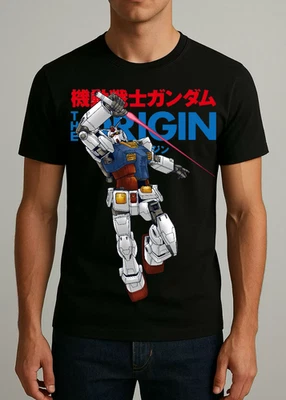 GUNDAM The Origin RX78 Graphic Print Shirts  unisex Cotton - Image 1 of 4