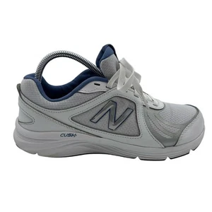New Balance 496v3 Cush Walking Shoes Women's 9 White Blue Athletic Sneakers - Picture 1 of 8