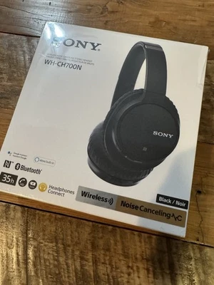 Sony WH-CH700N Black Over-Ear Bluetooth Wireless Noise-Canceling Headphones - Image 1 of 3