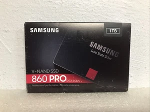 SSD interno V-Nand Samsung 860 Pro 1 TB 2,5 pulgadas SATA3 MZ-76P1T0 nuevo sellado - Imagen 1 de 6