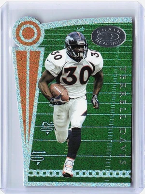 1999 Donruss Preferred QBC #1a Terrell Davis Chain Reaction #'d /5000 - Image 1 of 2