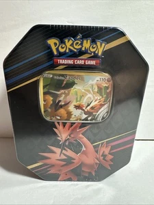 Pokémon Crown Zenith Galarian Zapdos Tin - Picture 1 of 4