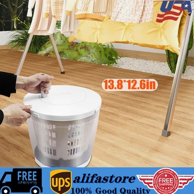 2 in 1 Hand Operated Washing Machine Spin Dryer Manual Clothes Washer For Travel - Image 1 of 4