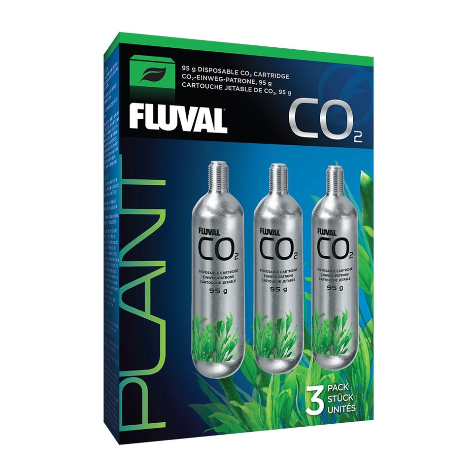 Cartucho de CO2 desechable Fluval 3,3 oz. Seleccionar Talla:: Pack de 3 Foto 1 de 1