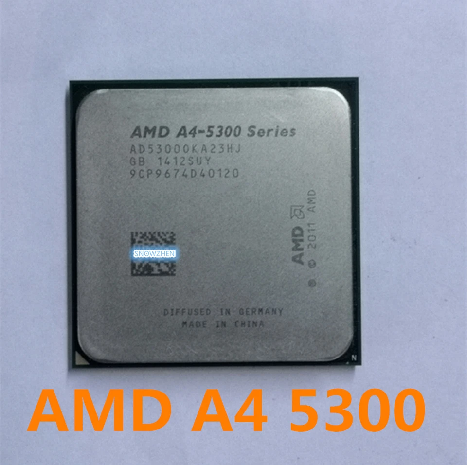 Procesador AMD A4-5300 CPU Serie A4 Doble Núcleo 3.4GHz 65W Socket FM2 Foto 1 de 1